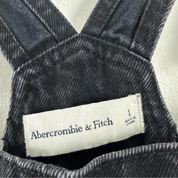 Abercrombie & Fitch Women’s Black Overalls Size L - Picture 3 of 5